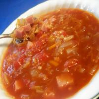Tomato Ham Soup image
