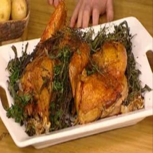 Buried Split Roasted Turkey with Gravy Recipe - (4.3/5)_image