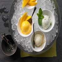 Mango, Mint and Lemon Ice Cream_image