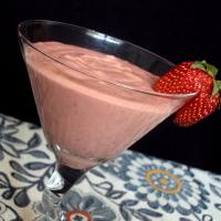 Peanut Butter Strawberry Smoothie image
