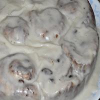 Cinnamon Roll With Vanilla Frosting image
