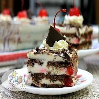 Black Forest Float Recipe (Black Forest Graham Float Cake)_image