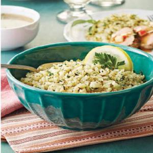 Cauliflower Rice with Parsley & Lemon Recipe - (4.8/5) image