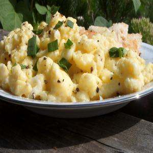 French Scrambled Eggs With Truffle Oil image