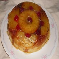 Microwave Pineapple Upside-Down Cake image