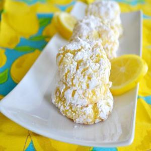 Low Fat Lemon Crinkle Cookies Recipe - (4.5/5) image