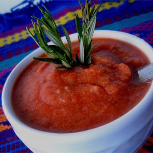 Rosemary Tomato Leek Soup image
