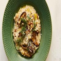 Barley Risotto with Mushrooms and Dill image