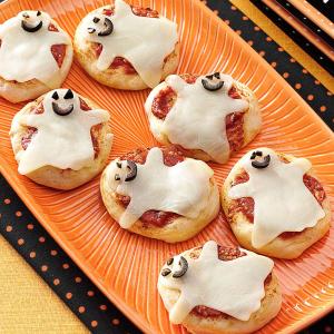 Kid-Size Ghost Pizzas_image