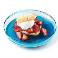 Strawberry Shortcakes with Balsamic and Black Pepper Syrup image