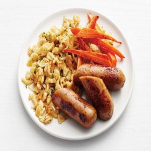 Chicken Sausage with Spaetzle_image