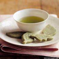 Green Tea Shortbread Leaves image