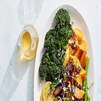 Steamed Vegetable Salad with Walnut Oil image
