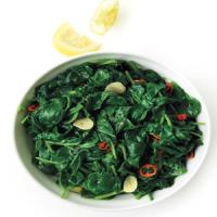 Chile-Garlic Spinach image