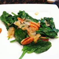 Spinach with Pecans image