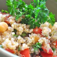 Quinoa with Chickpeas and Tomatoes image