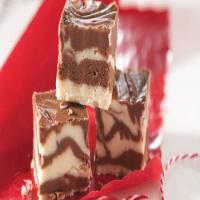 Creamy Chocolate Marble Fudge image