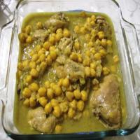 Ginger Chicken With Chickpeas (Moroccan Tagine)_image