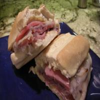 It's a Gouda! Hot Ham Sandwich_image
