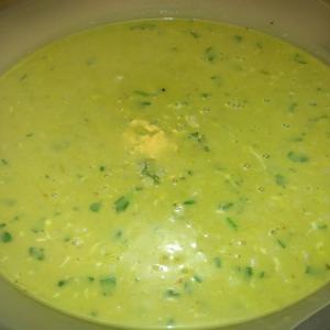 Light Coconut Cream Broccoli and Barley Soup image