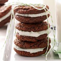 Chocolate-Mint Creme Cookies image