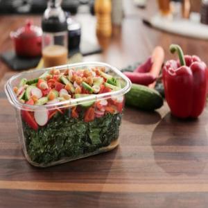 Kale Salad with Peanut Vinaigrette image