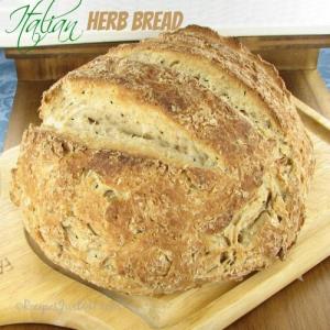 Crusty Herbed Italian Bread_image
