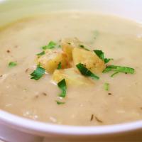 Roasted Garlic Potato Soup image