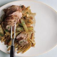 Fennel-Rubbed Pork Tenderloin with Roasted Fennel Wedges image