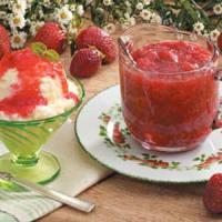 Microwave Strawberry Rhubarb Sauce image