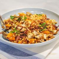 Kamut Berry Pilaf with Butternut Squash and Cauliflower image