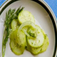 German Pickled Cucumber Salad Recipe or Gurken Salat_image