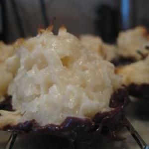 Easy Chocolate Covered Coconut Macaroons_image