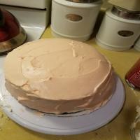Pink Champagne Cake With Bavarian Cream image