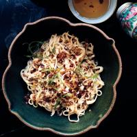Sesame Noodles with Chili Oil and Scallions image