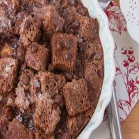 Sugar Topped Chocolate Bread Pudding_image