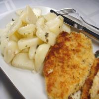 Chicken Schnitzel With Warm Potato Salad_image