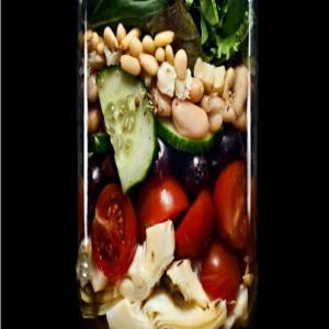 Farmer's Fridge Mediterranean Salad - Mason Jar Recipe - (4.4/5)_image
