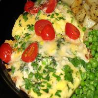 Brie, Fresh Herb, Tomato Omelet for 2 image