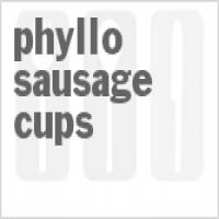 Phyllo Sausage Cups_image
