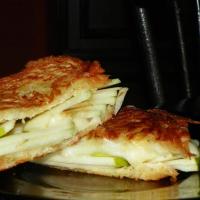 Grilled Apple and Swiss Cheese Sandwhich image