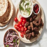 Vegan Turkish Kebabs With Sumac Onions and Garlic-Dill Mayonnaise_image