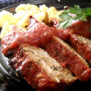 Veggie Turkey Meatloaf with Tangy Balsamic Glaze_image