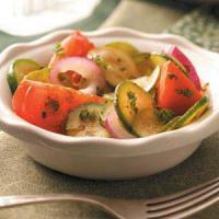 Crisp Tomato Zucchini Salad image