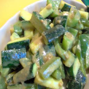 Courgette and Green Pepper 'sabzi' (Tori Aur Hari Mirch Ki Sabzi_image
