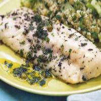 Herb-Roasted Sea Bass with Salsa Verde image
