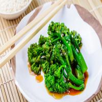 Blanched Chinese Broccoli With Oyster Sauce_image