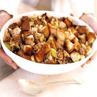 Apple, Sausage, and Parsnip Stuffing with Fresh Sage_image