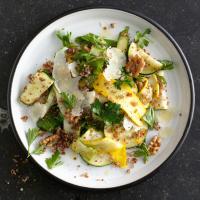 Summer Squash and Red Quinoa Salad with Walnuts image