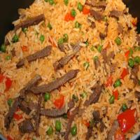 Hungarian Rice With Meat (Husos Rizs) image